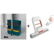 Stand-Up Dustpan Set with 180° Rotating Broom - Image 20