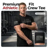 Men's Athletic Fit Crew Neck Tee