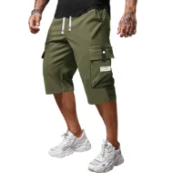💥LAST DAY SALE 50% OFF !!📢Men's Casual Drawstring Capri Cargo Pants - Image 12