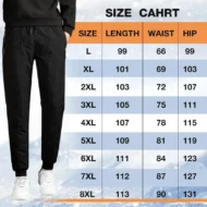Unisex Warm-Lined Jogging Pants - Image 10
