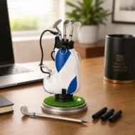 ⛳Golf Pen Holder + 3-Pen Set🏌️‍♂️Elevate Your Office Desk – A Hole-in-One for Style & Function - Image 2