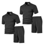 💞50K+ SOLD!💥🩳Men's Diamond Print 2-Piece Set – Ready in seconds! Soft, breathable top with easy shorts. No fuss, just style. Perfect for garden BBQs or coffee dates. - Image 17