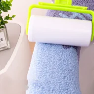 Washable Universal Soft Warm Knitted Toilet Seat Cover with Handle - Image 3