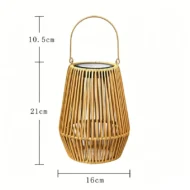 Solar Powered Rattan Lantern Light - Image 14