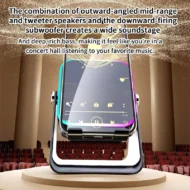 🔥Last day of the limited-time 50% off sale!🔥5-in-1 Wireless Induction Bluetooth Speaker with Adjustable Phone Stand - Image 6