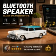 Retro Car Model Wireless Bluetooth Speaker - Image 2