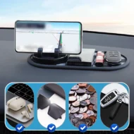 4-in-1 Car Dashboard Anti-Slip Mat with Phone Holder - Image 12