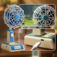 ⏳LIMITED TIME: 50% OFF! 🏆Retro USB Desk Mini Fan - Image 3