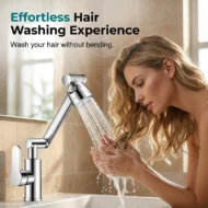🥳2026 HOT SALE🥳💞50K+ SOLD!🚰✨ 50% OFF! 1080° Rotating Mechanical Arm Faucet – Wash hair in sink easily, no splash. Dual flow modes. Rust‑proof & modern. 🛡️💦 - Image 8