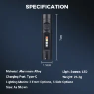 💥Multi-Functional Aluminum Alloy Mini Flashlight|BUY 2 GET 1 FREE🔦✨ - Image 8