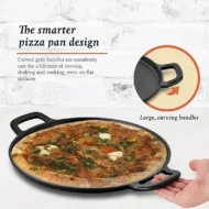 Non-Stick Cast Iron Griddle Pan with Handles - Image 6