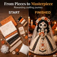 🧵Spooky Craft Skeleton Kit - Image 11