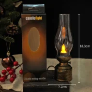 ✨Buy 2 Get 1 Free 🕯️LED Vintage Kerosene Lamp Electronic Swing Candle - Image 10