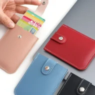 💥2026 Hot Sale🔥Multi-Card Holder – Holds 5 Cards + Cash, Snap Closure & Waterproof PU Leather💳✨ - Image 4