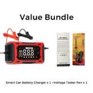 12V 6A Smart Car Battery Charger with Pulse Repair - Image 18