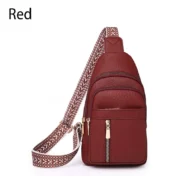 Women's Vintage PU Leather Chest Bag - Image 5