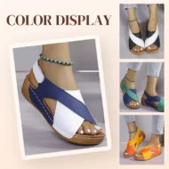 🔥Hot Sale 50%OFF 🏖️Women's Ultra Comfortable Slope Heel Orthopaedic Sandals - Image 3