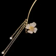 💕Simple ear clips with butterfly and flower motifs & tassels🌸🦋 - Image 13