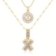 🎁New Year Sale 50% OFF💖2 Pack - Initial Letter Pendant Necklaces - Image 38