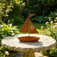 ⛵ 50% OFF NOW! 🌱 Rustic Sailboat Metal Planter – Handcrafted, weather-resistant & perfect for succulents, herbs or flowers – charming garden or shelf decor 🏡 - Image 6