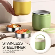🎁Black Friday Sale - Limited time 49% OFF✨Portable Stainless Steel Thermal Lunch Box - Image 3