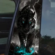 Decorative Car B-Pillar Sticker Set - Image 8