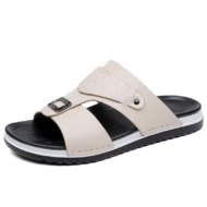 📢📢50% OFF !! ⏰Men's Faux Leather Slip-On Sandals - Image 2