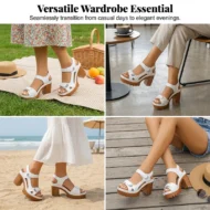 Women's Summer Platform One-Strap Sandals - Image 5