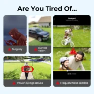 🥳2026 HOT SALE🥳💞50K+ SOLD!🏠⚡ 50% OFF! 4MP Solar PTZ Camera – 355° pan & tilt, eliminates blind spots. Built-in battery, solar rechargeable. Two-way talk, instant alerts. Tough enough for any weather. 🌧️🛡️ - Image 3