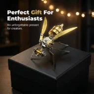 3D Metal Bee Puzzle Assembly Model Kit - Image 3