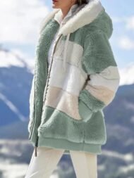 🔥Early Winter Sale-49% Off🎅Contrasting Padded Coat🐑 - Image 9