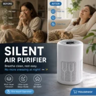 🥳2026 HOT SALE🥳💞50K+ SOLD!💐🔇 50% OFF! Silent Air Purifier – Multi‑layer filtration, ultra‑quiet sleep mode. Covers 30‑50m², one‑touch operation. Breathe clean, rest easy. No more sneezing at night! 🛌✨ - Image 2