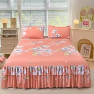 🥳SUMMER HOT SALE💞3-Piece Ruffled Bed Skirt Set - Image 2
