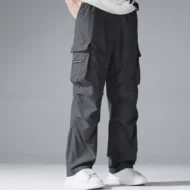Men's Casual Cargo Pants with Multi-Pockets - Image 5