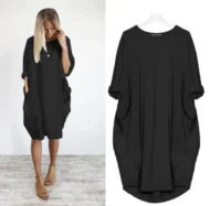 🔥Autumn Sale 49% OFF - Long Sleeve Casual Loose Pocket Dress🎁Buy 3 Pay 2 - Image 18