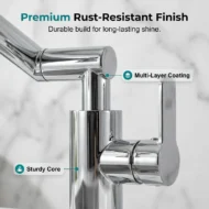 🥳2026 HOT SALE🥳💞50K+ SOLD!🚰✨ 50% OFF! 1080° Rotating Mechanical Arm Faucet – Wash hair in sink easily, no splash. Dual flow modes. Rust‑proof & modern. 🛡️💦 - Image 2