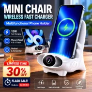 🔥Last Day Sale 50%🔥Mini Chair Wireless Fast Charger Multifunctional Phone Holder - Image 12