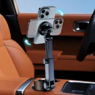 ⭐2026 New Arrival💥HOT SALE🥳🧲Car Cup Holder Phone Mount – 360° Adjustable, Strong N52 Magnet, One-Hand Operation, Fits All Phones, Stable Magnetic & Clamp Models for Safe Driving - Image 9