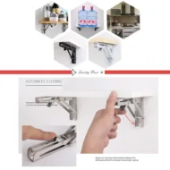 🛋️ 49% OFF NOW! 📚 Instant Fold Multi-Use Bracket – Declutter Kitchen/Study, Space-Saving & Sturdy Organizer in Seconds ✨ - Image 2