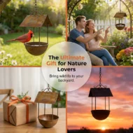 🏡 Bring Songbirds & Country Style to Your Garden. Feed or Birdbath, 16" Tall. Shop Now! - Image 8