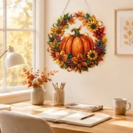 🎁 Hot Sale 49% OFF 🔥Pumpkin Diamond Art DIY Hanging Ornament Kit - Image 8