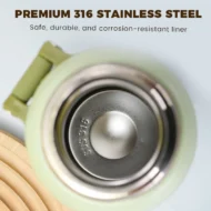 📢📢50% OFF!!⏰Stainless Steel Vacuum-Insulated Bottle with Lidded Cup - Image 5