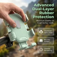 🚴📱 Cycling phone mount – 1-sec lock, shockproof, full rotation for navigation! - Image 3