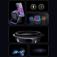 🔥Last day of the limited-time 50% off sale!🔥5-in-1 Wireless Induction Bluetooth Speaker with Adjustable Phone Stand - Image 4