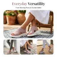 ⏳LAST DAY SALE ONLY ￡12.99!!💐 Women's Breathable Knit Platform Sandals – Air-permeable knit upper, cushioned sole & lightweight comfy summer footwear ✨ - Image 8
