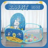 Foldable Children Ball Pool with Basketball Hoop - Image 3