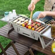 🔥Hot Sale 50% 0FF🔥Stainless Steel Folding Outdoor Barbecue - Image 4