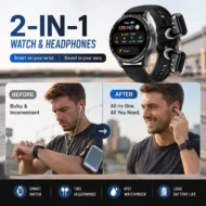 🔥2026 Hot Sale⌚2-in-1 smartwatch with built-in wireless earbuds 🎧️ - Image 5