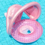 Baby Swimming Float with Sun Canopy - Image 9