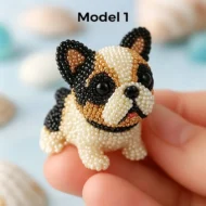 Colorful Beaded 3D Dog Model Kit - Image 28